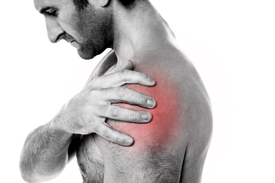Dolore all'articolazione della spalla e al suo trattamento con hondroine gel